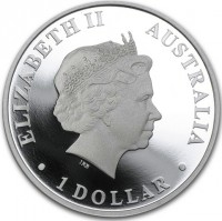 ELIZABETH II. AUSTRALIA. 1 DOLLAR. IRB.