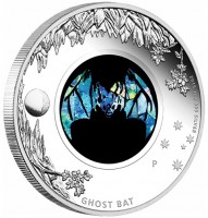 Silver coin Australia KM# 3103 2015 1 oz 999 SILVER. P. GHOST BAT.