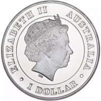 ELIZABETH II. AUSTRALIA. 1 DOLLAR. IRB.