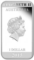 ELIZABETH II. AUSTRALIA. 1 DOLLAR. 2015. IRB.