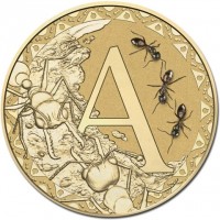 Aluminium Bronze coin Australia KM# 2744 A. BK.