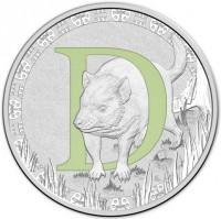 Silver coin Australia KM# 3026 D. Bk.