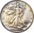 obverse of 1/2 Dollar - Walking Liberty Half Dollar (1916 - 1947) coin with KM# 142 from United States. Inscription: LIBERTY IN GOD WE TRUST 1944