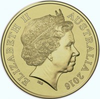 Aluminium Bronze coin Australia KM# 3224 ELIZABETH II. AUSTRALIA 2016. IRB.