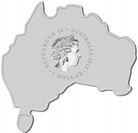 Silver coin Australia KM# 3244 ELIZABETH II. AUSTRALIA 2016. 1 DOLLAR. IRB.