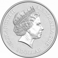 ELIZABETH II. AUSTRALIA 2016. 1 DOLLAR. IRB.