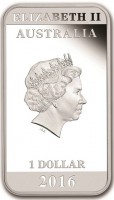 ELIZABETH II. AUSTRALIA. 1 DOLLAR. 2016. IRB.