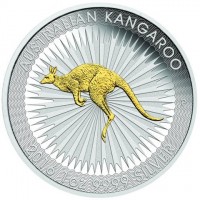AUSTRALIAN KANGAROO. P. 2016 1 oz 9999 SILVER.