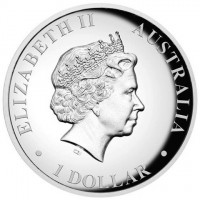 ELIZABETH II. AUSTRALIA. 1 DOLLAR. IRB.