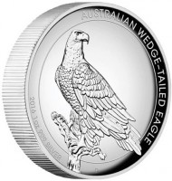 Silver coin Australia KM# 2215 AUSTRALIAN WEDGE-TAILED EAGLE. JM. 2016 1oz999 SILVER. P.