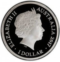 Silver coin Australia KM# 2750 ELIZABETH II. AUSTRALIA 2017. 1 DOLLAR. IRB.