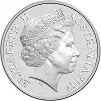 Silver coin Australia KM# 2751 ELIZABETH II. AUSTRALIA 2016. IRB.