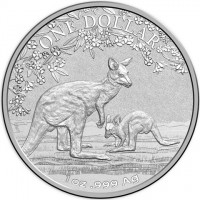 ONE DOLLAR. SMS. 1 oz999 Ag.