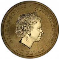ELIZABETH II. AUSTRALIA 2017. 1 DOLLAR. IRB.