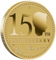 Aluminium Bronze coin Australia KM# 2778 P. 150TH ANNIVERSARY. Henry Lawson. NM.