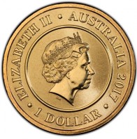 Aluminium Bronze coin Australia KM# 2799 ELIZABETH II. AUSTRALIA 2017. 10 CENTS. IRB.