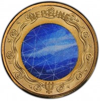 Aluminium Bronze coin Australia KM# 2799 NEPTUNE. ♆.