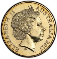 ELIZABETH II. AUSTRALIA 2017. IRB.