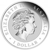ELIZABETH II. AUSTRALIA. 1 DOLLAR. IRB.