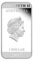 ELIZABETH II. AUSTRALIA. 1 DOLLAR. 2017. IRB.