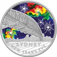 Silver coin Australia KM# 3396 SYDNEY. NEW YEAR'S EVE.