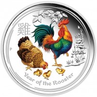 雞. P. Year of the Rooster.