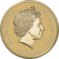 Aluminium Bronze coin Australia KM# 3482 ELIZABETH II. AUSTRALIA 2018. 1 DOLLAR. IRB.