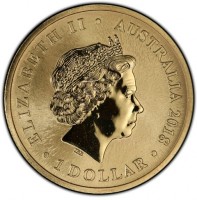 Aluminium Bronze coin Australia KM# 3484 ELIZABETH II. AUSTRALIA 2018. 1 DOLLAR. IRB.