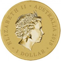 ELIZABETH II. AUSTRALIA 2018. 1 DOLLAR. IRB.