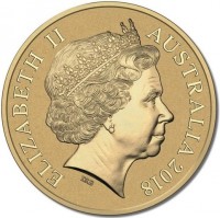 Aluminium Bronze coin Australia KM# 3495 ELIZABETH II. AUSTRALIA 2018. 1 DOLLAR. IRB.