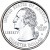 obverse of 1/4 Dollar - Yellowstone, Wyoming - Washington Quarter (2010) coin with KM# 470 from United States. Inscription: UNITED STATES OF AMERICA IN GOD WE TRUST LIBERTY P QUARTER DOLLAR