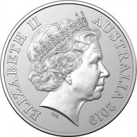 Silver coin Australia KM# 3517 ELIZABETH II. AUSTRALIA 2018. IRB.