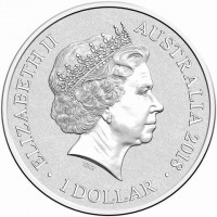 ELIZABETH II. AUSTRALIA 2018. 1 DOLLAR. IRB.