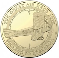 THE GREAT AIR RACE 1919 ENGLAND TO AUSTRALIA. ALLIANCE P.2. N. G G-FAOX. LT. ROGER M DOUGLAS LT. JS LESLIE ROSS.