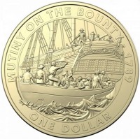 MUTINY ON THE BOUNTY 1789. AWB. ONE DOLLAR.