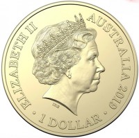ELIZABETH II. AUSTRALIA 2019. 1 DOLLAR. IRB.