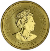 Aluminium Bronze coin Australia KM# 3683 ELIZABETH II. AUSTRALIA 2019. 1 DOLLAR. JC.