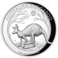 Silver coin Australia KM# 3693 AUSTRALIAN KANGAROO. P AH. 2019 1oz 9999 SILVER.