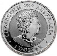 Silver coin Australia KM# 3702 ELIZABETH II. AUSTRALIA 1 DOLLAR. JC.