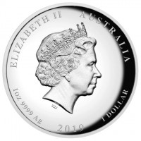 Silver coin Australia KM# 3720 ELIZABETH II AUSTRALIA. IRB. 1oz 999 SILVER 2019 1 DOLLAR.