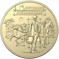 Aluminium Bronze coin Australia AUSTRALIAN BUSHRANGERS. C. AS.