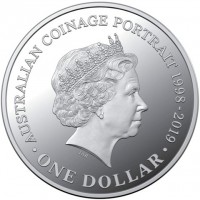 AUSTRALIAN COINAGE PORTRAIT 1998 - 2019. ONE DOLLAR. IRB.