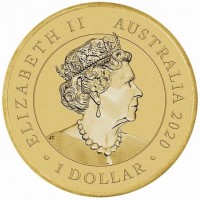 Aluminium Bronze coin Australia KM# 3850 ELIZABETH II. AUSTRALIA 2020. 1 DOLLAR. JC.