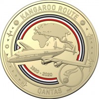 KANGAROO ROUTE. 1920 - 2020. QANTAS. SMS.