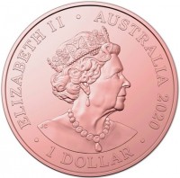 ELIZABETH II. AUSTRALIA 2020. 1 DOLLAR. JC.