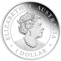 ELIZABETH II. AUSTRALIA. 1 DOLLAR. JC.