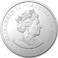ELIZABETH II. AUSTRALIA 2020. 1 DOLLAR. JC.