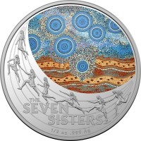 THE SEVEN SISTERS. 1/2 oz999 Ag.