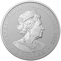 ELIZABETH II. AUSTRALIA 2020. 1 DOLLAR. JC.