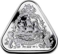 1656. VERGULDE DRAECK. AB. 1 oz999 Ag.